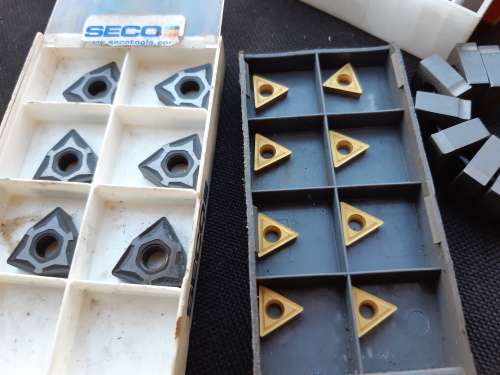 Various tip tools for lathes and milling cutters