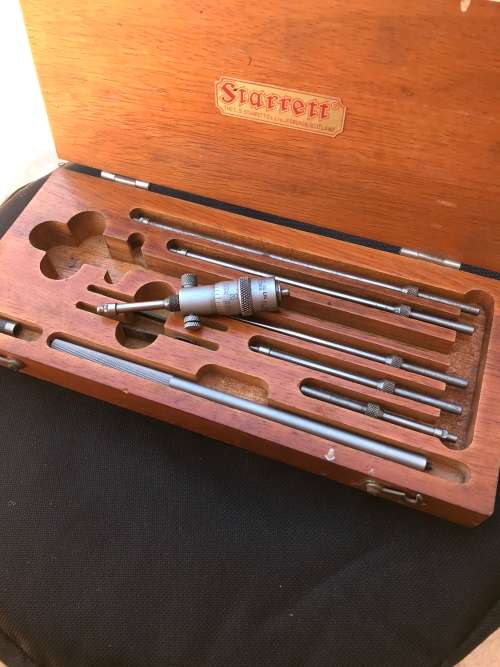 Starrett 124 Inside Micrometer Set. Imperial