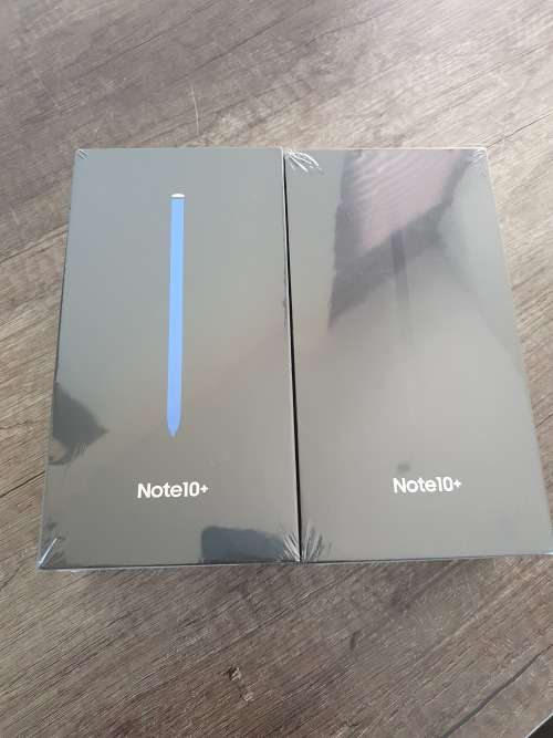 SAMSUNG GALAXY NOTE 10+ PLUS 256GB - BRAND NEW - SEALED - LOCAL STOCK - LOCAL WARRANTY - BLACK/GLOW