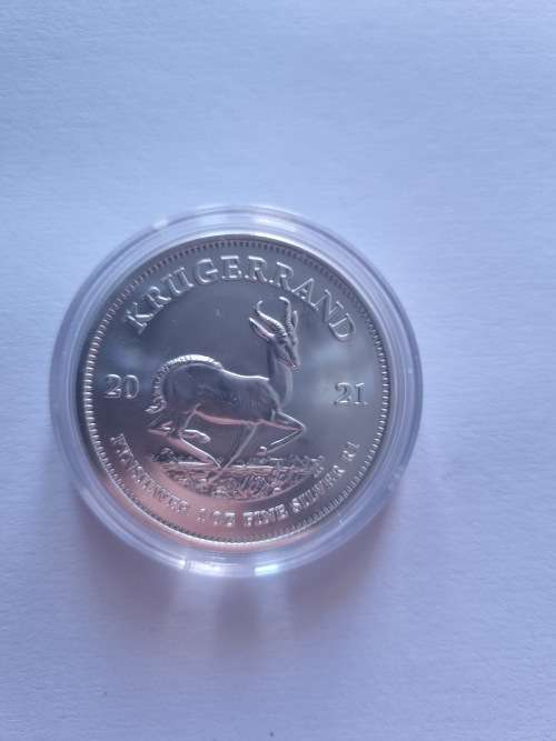 2021 Krugerrand 1 oz fine silver (UNC) in capsule