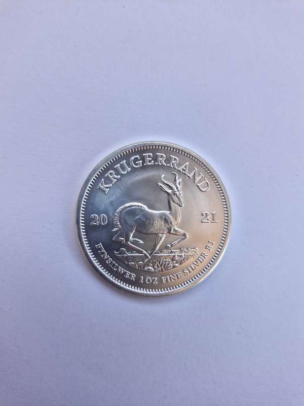 2021 Krugerrands 1Oz Fine Silver (with capsule)