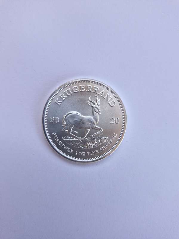 2020 Krugerrands 1Oz Fine Silver (With capsule)