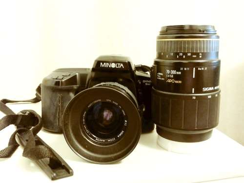 Minolta film SLR camera