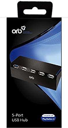 Orb 5-Port USB Hub for PS4