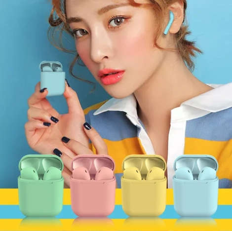 inPods 12 True Wireless Streo V5.0 Bluetooth Earbuds - Blue