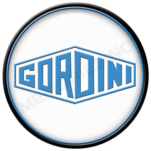 Gordini Classic Logo - Round Metal Sign
