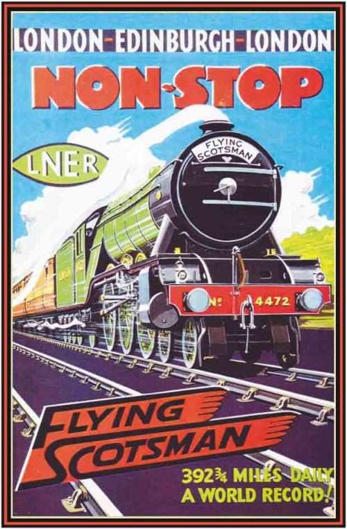 Flying Scotsman (1934) - Classic Metal Sign