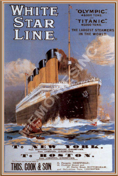 White Star Line - Classic Metal Sign