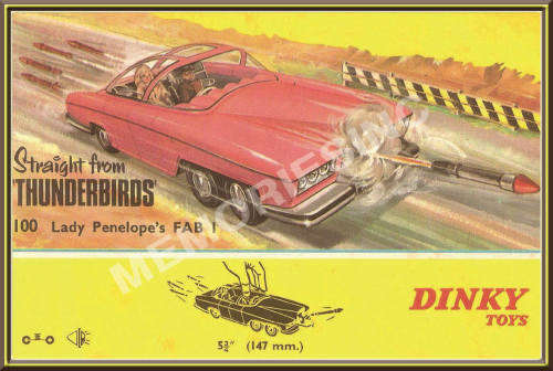 Dinky Thunderbirds (60's) - Classic Metal Sign