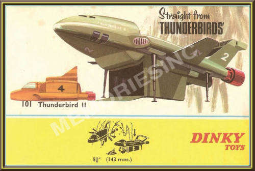 Dinky Thunderbirds (60's) - Classic Metal Sign