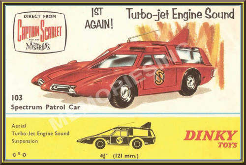 Dinky Thunderbirds (60's) - Classic Metal Sign