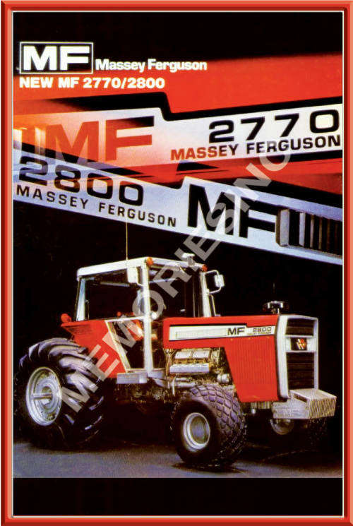 Massey Ferguson 2770 - Classic Metal Sign