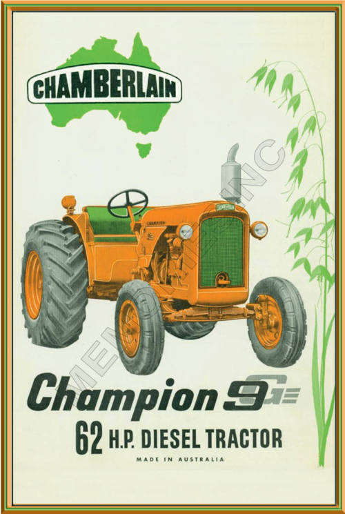 Chamberlain 9G - Classic Metal Sign