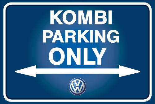 Kombi Parking Only (Landscape) - Classic Metal Sign