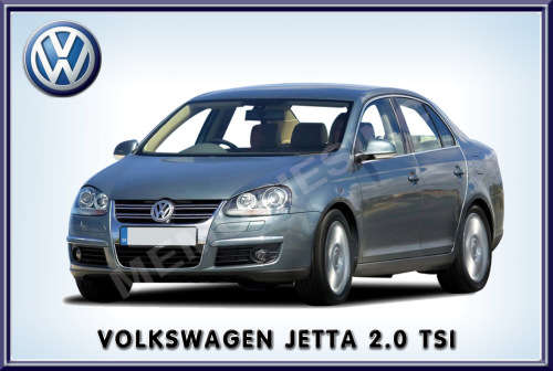 VW Jetta 2-0 TSI (06-11) - Classic Metal Sign
