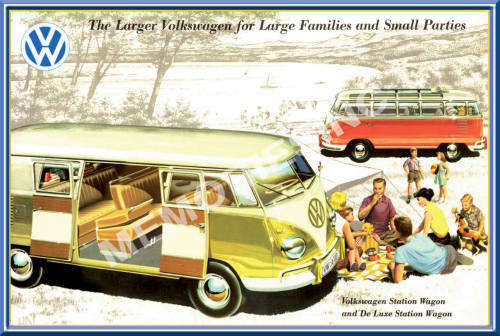 VW Camper - Classic Metal Sign