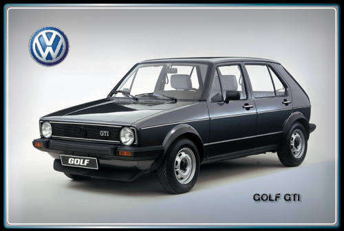 Golf GTI - Classic Metal Sign