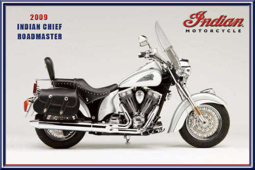 Indian Chief Roadmaster (09) - Classic Metal Sign
