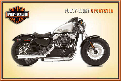 Harley 48 Sportster (2011) - Classic Metal Sign
