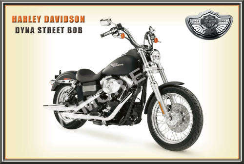 Harley Dyna Street Bob (06) - Classic Metal Sign