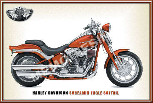 Harley Screaming Eagle - Classic Metal Sign