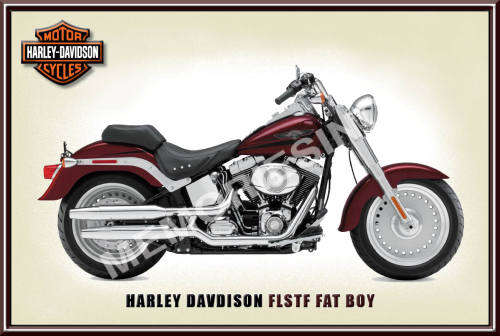 Harley FLSTD Fat Boy - Classic Metal Sign