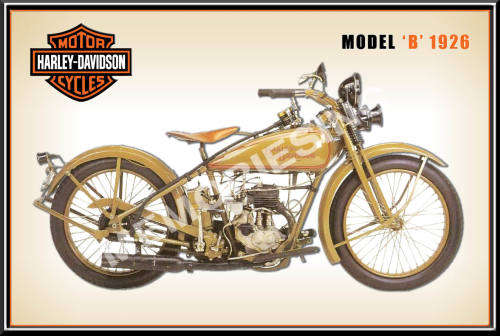 Harley Model B (26) - Classic Metal Sign