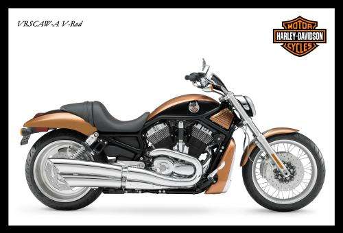 Harley Davidson VRSCAW-A V-Rod (2008) - Classic Metal Sign
