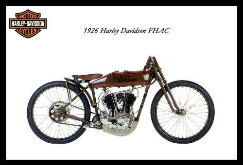 Harley Davidson Vintage FHAC (1926) - Classic Metal Sign