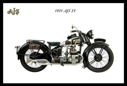 1931 AJS S3 - Classic Metal Sign