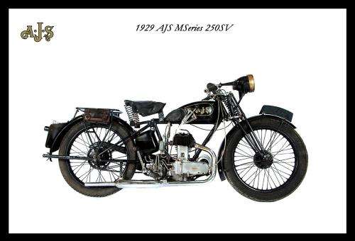 AJS M-Series 250SV (29) - Classic Metal Sign