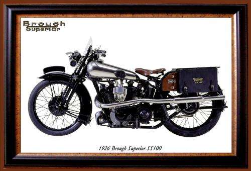 Brough Superior SS100 (26) - Classic Metal Sign