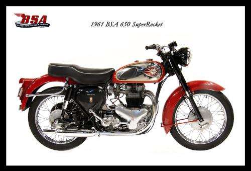 BSA 650 SuperRocket (61) - Classic Metal Sign