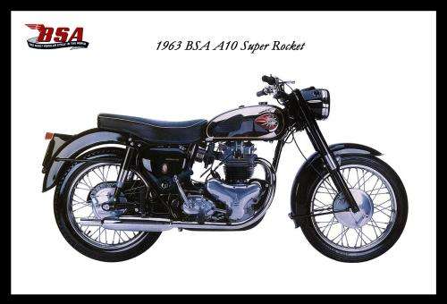 BSA A10 Super Rocket (63) - Classic Metal Sign