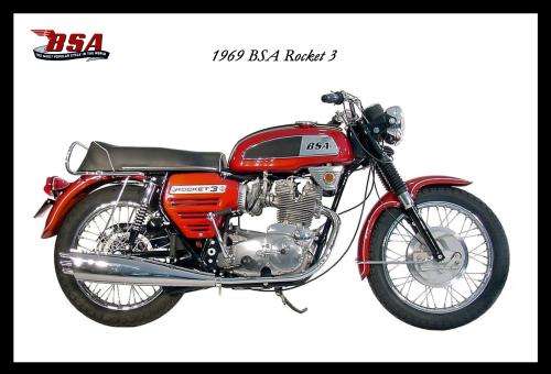 BSA Rocket 3 (69) - Classic Metal Sign