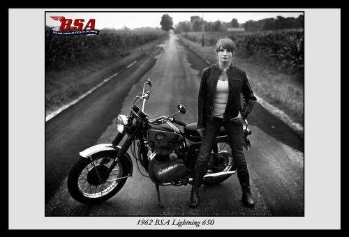 BSA Lightning 650 (62) - Classic Metal Sign
