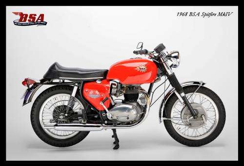 BSA Spitfire MKIV (68) - Classic Metal Sign