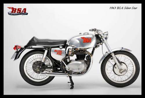 BSA Silver Star (63) - Classic Metal Sign