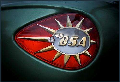 BSA Tank Badge - Classic Metal Sign