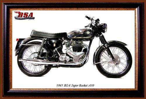 BSA Super Rocket A10 (61) - Classic Metal Sign