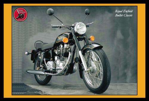 Royal Enfield Bullet - Classic Metal Sign