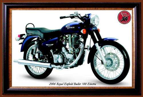 Royal Enfield Bullet 500 Electra (2006) - Classic Metal Sign