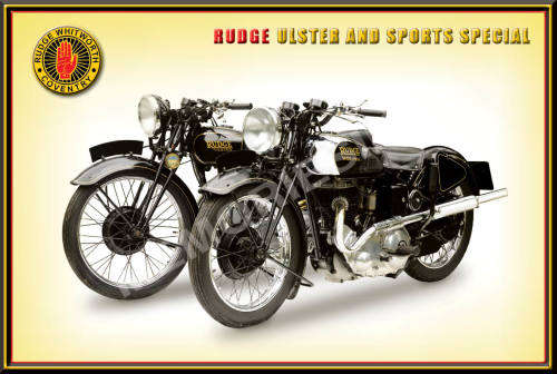 Rudge Ulster and Sports Special (30s) - Classic Metal Sign