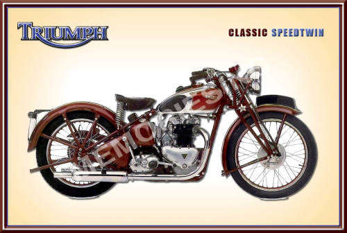 Triumph SpeedTwin (39) - Classic Metal Sign