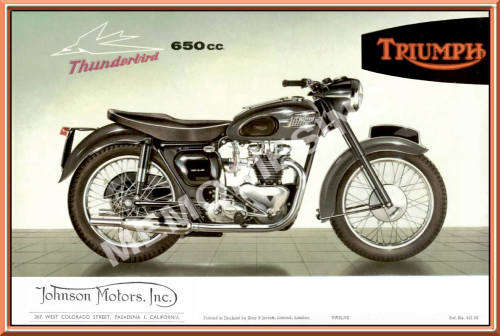 Triumph Thunderbird (58) - Classic Metal Sign