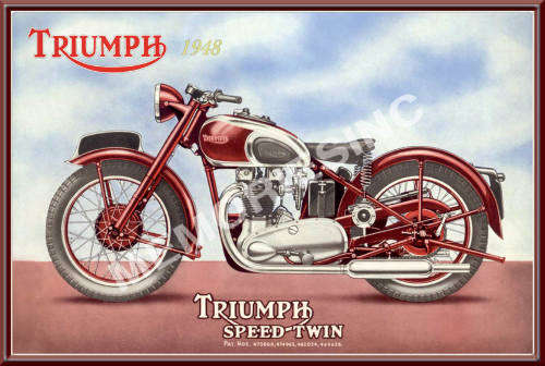 Triumph SpeedTwin (48) - Classic Metal Sign