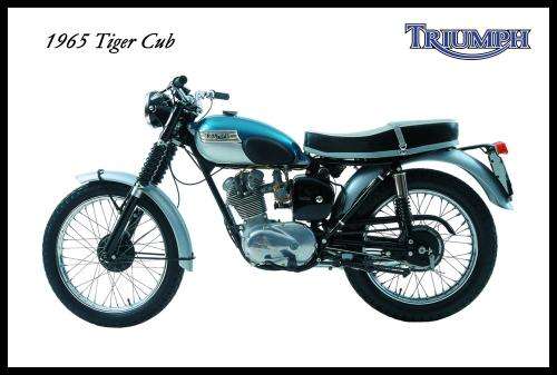 Triumph Tiger Cub (65) - Classic Metal Sign