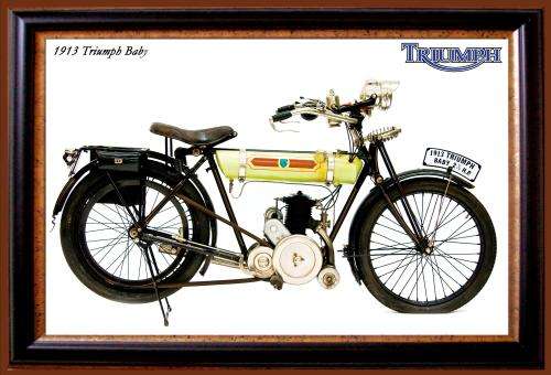 Triumph Baby (1913) - Classic Metal Sign