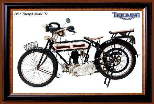 Triumph Model SD (1921) - Classic Metal Sign