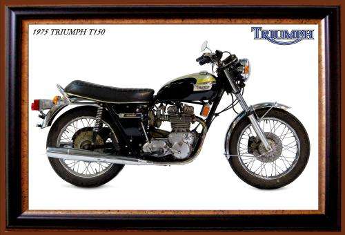 Triumph T150 (75) - Classic Metal Sign